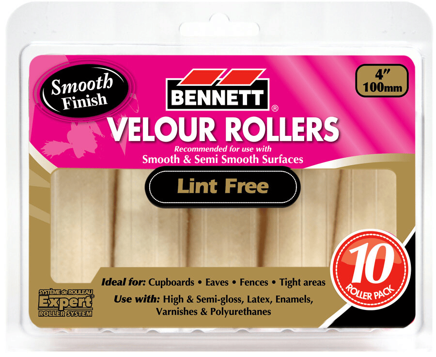 BENNETT MINI VELOUR ROLLERS