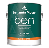 BEN Waterborne Interior Paint- Satin/Pearl F628
