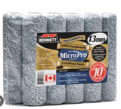 Bennett Micro Pro 13mm Roller 10 Pack
