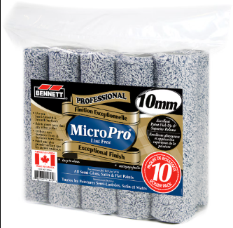 Bennett Micro Pro 10mm Roller 10 Pack