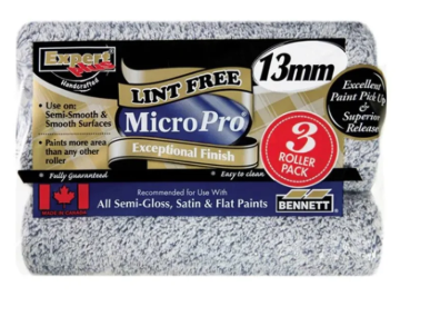 Bennett Micro Pro 13mm Roller 3 Pack