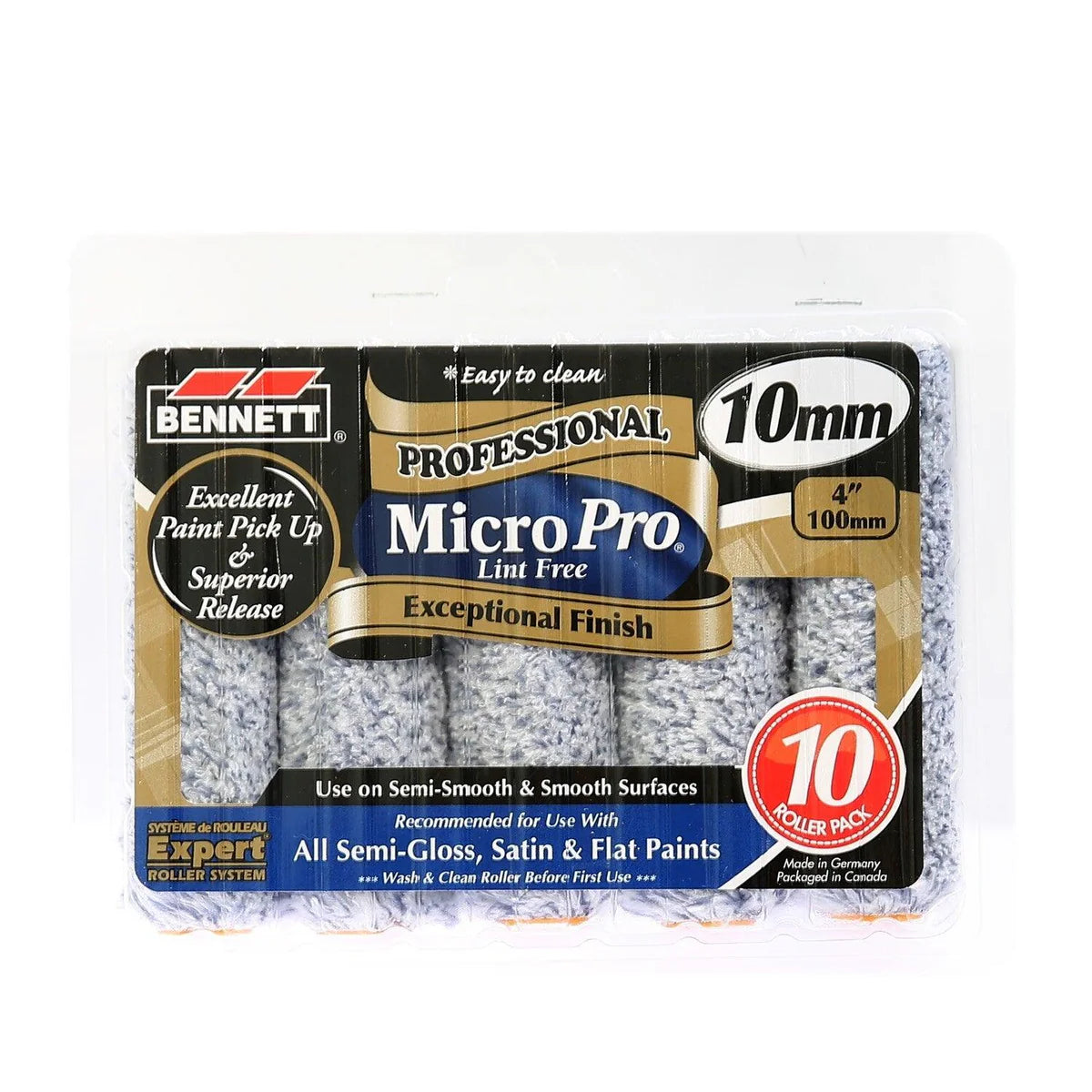 Bennett 10PACK Mini MicroPro Roller Refills