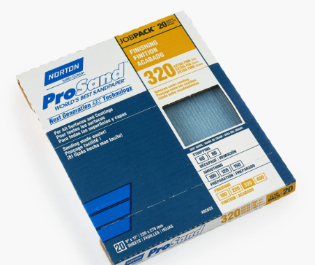 Norton 20 Count 9" X 11"  Sandpaper Sheets