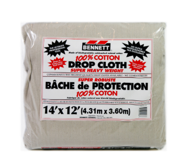 Super Heavy Weight 100% Cotton Drop Sheets 14x12