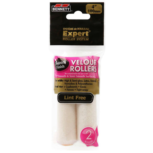 BENNETT MINI VELOUR ROLLERS